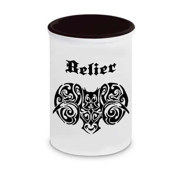 Pot à stylos en céramique bélier cbkreation