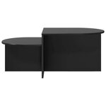 vidaXL Table basse Chêne noir 100 x 50 x 40 cm Bois d'ingénierie