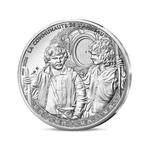 Le Seigneur des Anneaux Monnaie de 10€ Argent Frodon et Sam