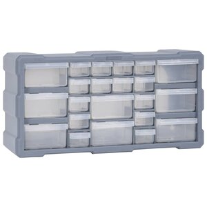 vidaXL Organisateur multi-tiroirs avec 22 tiroirs 49x16x25 5 cm