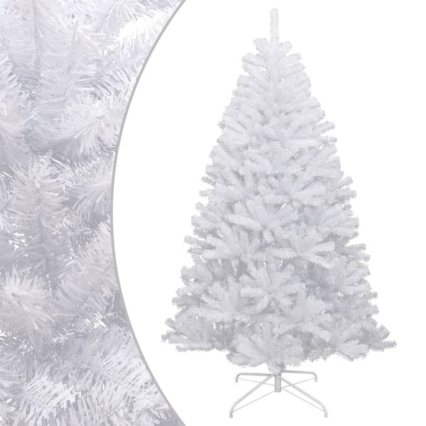 vidaXL Sapin de Noël artificiel à charnières avec neige floquée 240 cm