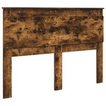 vidaXL Tête de lit Chêne fumé 150 cm Bois d'ingénierie