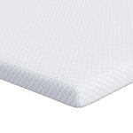 vidaXL Surmatelas en mousse à mémoire 80 x 200 cm Thick Doux Blanc