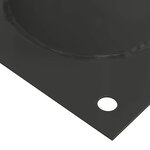 vidaXL Ancre ronde au sol 4 Pièces Anthracite 15 x 15 x 15 cm métal
