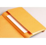 RHODIARAMA carnet souple ORANGE 10,5x14,8cm ligné 144p pap ivoire Clf 90g ferm... CLAIREFONTAINE