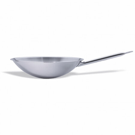 Wok à fond rond multi-métal 36 cm - pujadas -  - aluminium/inox6oui