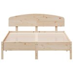 vidaXL Cadre de lit sans matelas 150x200 cm bois de pin massif