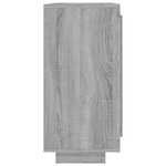 vidaXL Buffet Sonoma gris 92x35x75 cm Bois d'ingénierie