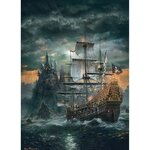 PUZZLE 1500 pieces - Le bateau pirate - 59 X 84 cm
