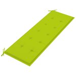 Vidaxl banc de jardin avec coussin 157 cm bois d'acacia massif