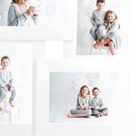 vidaXL Collage de cadres photo pour photo de 4x(10x15 cm) Blanc MDF