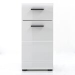 Trendteam Armoire de rangement de salle de bain Skin blanc