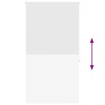 vidaXL Store enrouleur de douche 140x240 cm largeur du tissu 136 cm