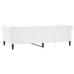 vidaXL Lit de jour blanc 100x200 cm similicuir