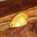 vidaXL Armoire à chaussures 140 x 35 x 90 cm Bois massif de Sesham