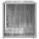 vidaXL Tables d'appoint 33 x 33 x 34 cm Engineered Wood Sonoma gris