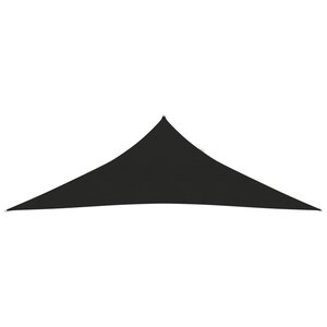 vidaXL Voile d'ombrage 160 g/m² Noir 2 5x2 5x3 5 m PEHD