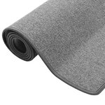 vidaXL Tapis de couloir Gris foncé 50x250 cm