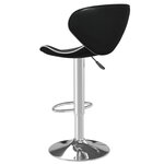 vidaXL Tabouret de bar Noir Similicuir