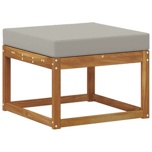 vidaXL Pouf d'Extérieur Bois d'Acacia Massif Naturel