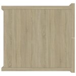 Vidaxl table de chevet chêne sonoma 40 x 30 x 30 cm aggloméré