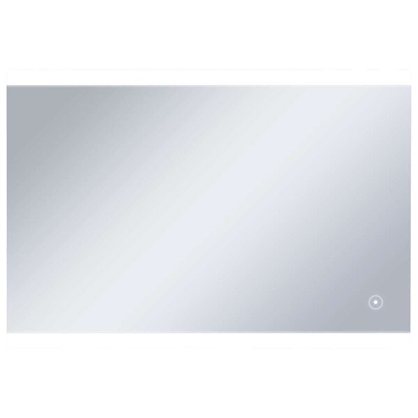 vidaXL Miroir mural à LED de salle de bain et capteur tactile 100x60cm