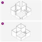 vidaXL Cache-pot de jardin Rouillé 100 x 100 x 60 cm Acier patiné