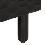 vidaXL Table de chevet noir 50x33x60 cm bois de manguier massif