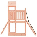 vidaXL Maisonnette de jeu avec mur d'escalade bois massif Douglas