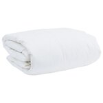 vidaXL Couettes et Duvets Blanc 200 x 220 cm Bas