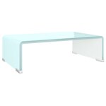 vidaXL Meuble TV/Support pour moniteur 40x25x11 cm verre vert