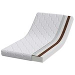 vidaXL Matelas avec Couche de Coco Blanc 160 x 80 cm Mousse PU