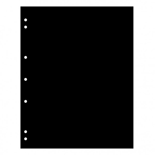 Intercalaires pour les albums Numis Leuchtturm. Couleur - Noir