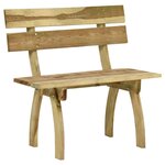 vidaXL Ensemble à manger de jardin 4 Pièces Bois de pin imprégné