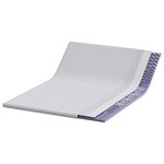 vidaXL Coussins de Matelas Blanc 160 x 200 cm