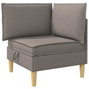 vidaXL Sofa avec rangement Tissu