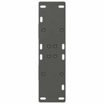 vidaXL Pieds de table à manger en forme de A 2 pièces Anthracite 50 x (72-73) cm Acier
