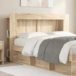 vidaXL Cabinet de Tête de Lit Chêne Sonoma Bois d’ingénierie