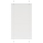 vidaXL Store plissé blanc 70x150 cm largeur du tissu 69 4 cm polyester