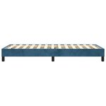 vidaXL Cadre de lit Bleu foncé 80x200 cm Velours