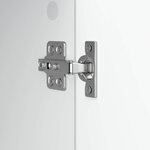 vidaXL Meuble TV Blanc 99 x 34 5 x 50 cm Bois d'ingénierie
