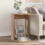 vidaXL Table d'appoint Chêne artisanal 40 x 38 x 62 5 cm