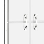 vidaXL Porte de douche ESG demi-dépoli 86x190 cm