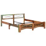 vidaXL Cadre de lit Bois de récupération massif 180 x 200 cm