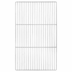 vidaXL Grille de barbecue Argenté 67 x 40 cm Acier inoxydable