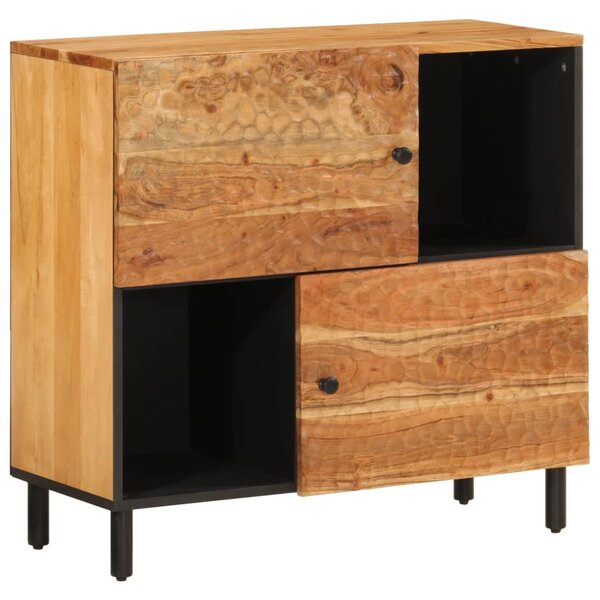 vidaXL Armoire latérale 80x33x75 cm bois massif d'acacia