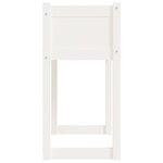 vidaXL Jardinière Blanc 78x40x81 cm Bois massif de pin