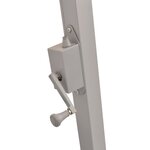 vidaXL Parasol suspendu avec poteau en aluminium 300x300 cm vert