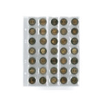 Feuilles numismatiques Multi-Collect pour 35 pièces de 2 euros. Intercalaires - Rouge