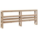 vidaXL Cadre de lit sans matelas 200x200 cm bois massif de pin
